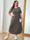 Plus Size V-Neck Lounge Dress