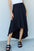 Ninexis Black High Waist Flare Maxi Skirt