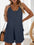 Waffle-Knit Scoop Neck Romper