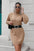 Ribbed Turtle Neck Sweater Dress