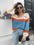 Striped V-Neck Sweater