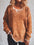 Notched Long Sleeve Sweater
