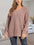 V-Neck Batwing Sweater