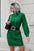 Ribbed Turtle Neck Sweater Dress