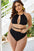 Plus Size Backless Bikini Set