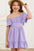 Ruffle Hem Flutter Dress