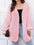 Open Front Long Sleeve Cardigan