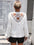 Lace Detail Long Sleeve Pullover Sweater