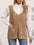 Slit V-Neck Sweater Vest