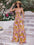 Cutout Printed Jumpsuit