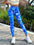 Tie-Dye Slim Fit High Waistband Long Active Pants