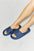 MMShoes Navy Open Toe Slides