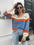 Striped V-Neck Sweater