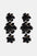 Flower Shape Zinc Alloy Dangle Earrings