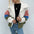 Color Block Collared Jacket