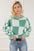 Checkered Long Sleeve Sweater