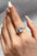 2 Carat Moissanite Platinum-Plated Ring