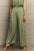 Printed Smocked Waist Wide Leg Pants