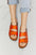 MMShoes Orange Slide Sandals