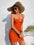 Halter Neck Sweater Dress