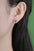 Radiant Brilliance: 1 Carat Lab-Grown Emerald Stud Earrings