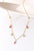 18K Gold Plated Multi-Charm Chain Necklace