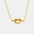 18K Gold-Plated Titanium Steel Knot Necklace