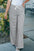 Striped Drawstring Waist Wide Leg Pants