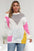 Color Block Plus Size Sweater