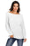 One Shoulder Dolman Sleeve Sweater