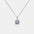 1 Carat Moissanite Necklace in Sterling Silver