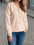 Tied V-Neck Long Sleeve Sweater