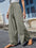 Wide Leg Tassel Pants