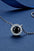 1 Carat Moissanite Round Pendant Necklace