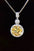 6 Carat Moissanite Pendant Necklace