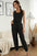 Round Neck Jogger Jumpsuit