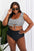 Marina West Swim Black Crop Swim Set