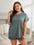 Plus Size Short Sleeve Two-Piece Loungewear Set