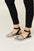 Forever Link Rhinestone Buckle Wedge Sandals